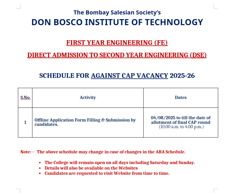 Fees 2025-26