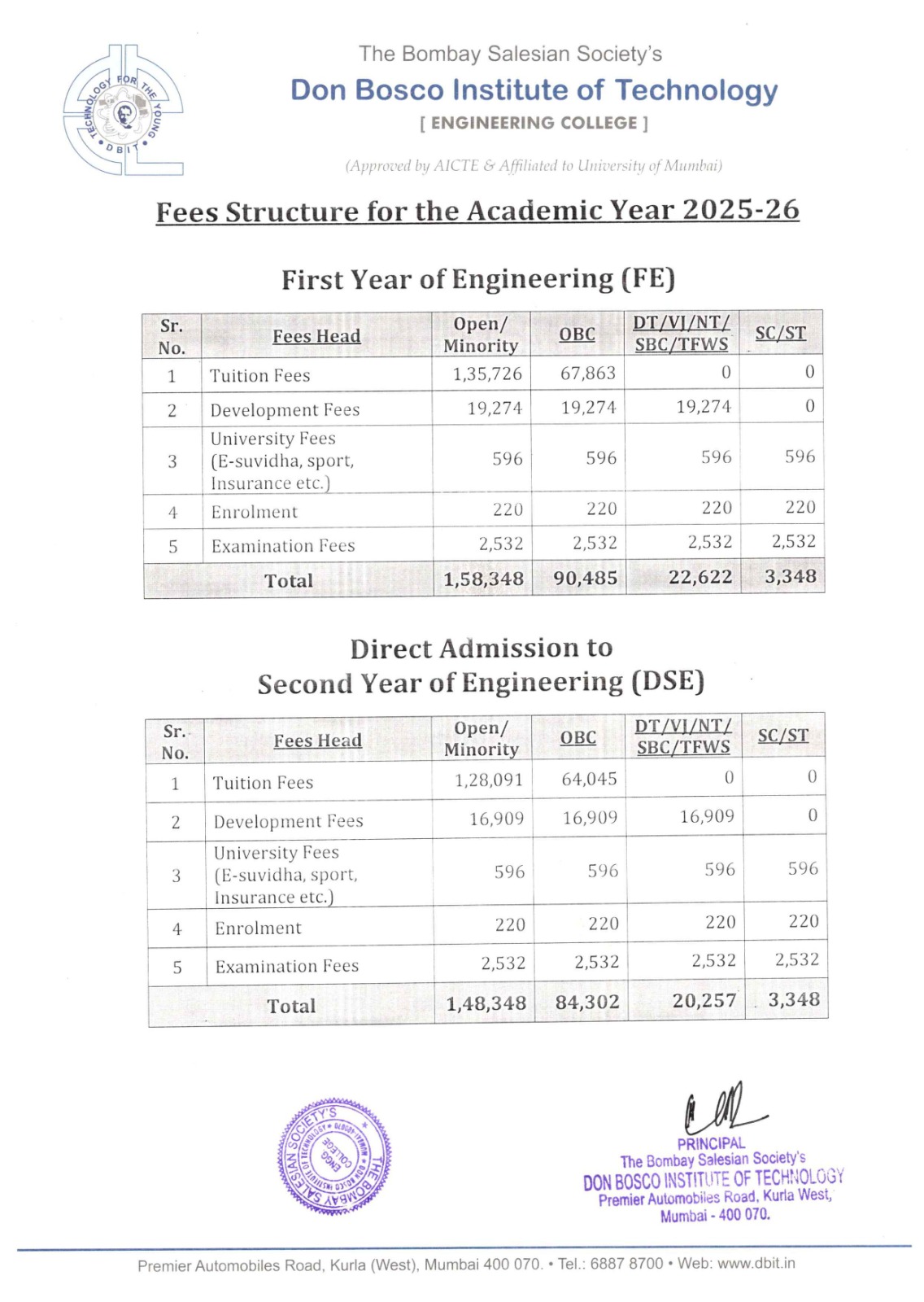 Fees 2023-24 